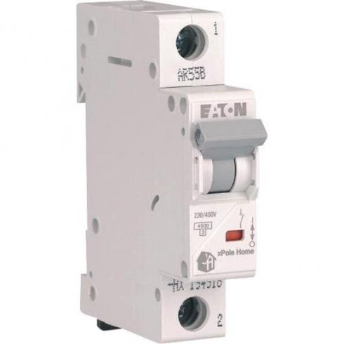 Автоматичний вимикач Eaton HL-C10/1 1Р 10А тип C 4.5 кА