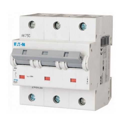 Автоматичний вимикач Eaton PLHT-C100/3 3Р 100А тип C 25 кА