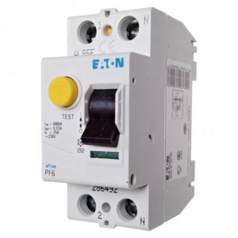Пристрій захисного відключення Eaton PF6-16/2/003 2P 16A тип AC 30mA
