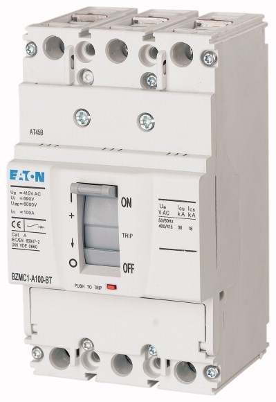 Автоматичний вимикач Eaton BZMC1-A100-BT 100A 36kA