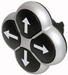 4-Позиційна головка кнопки Eaton M22-DI4-S-X7